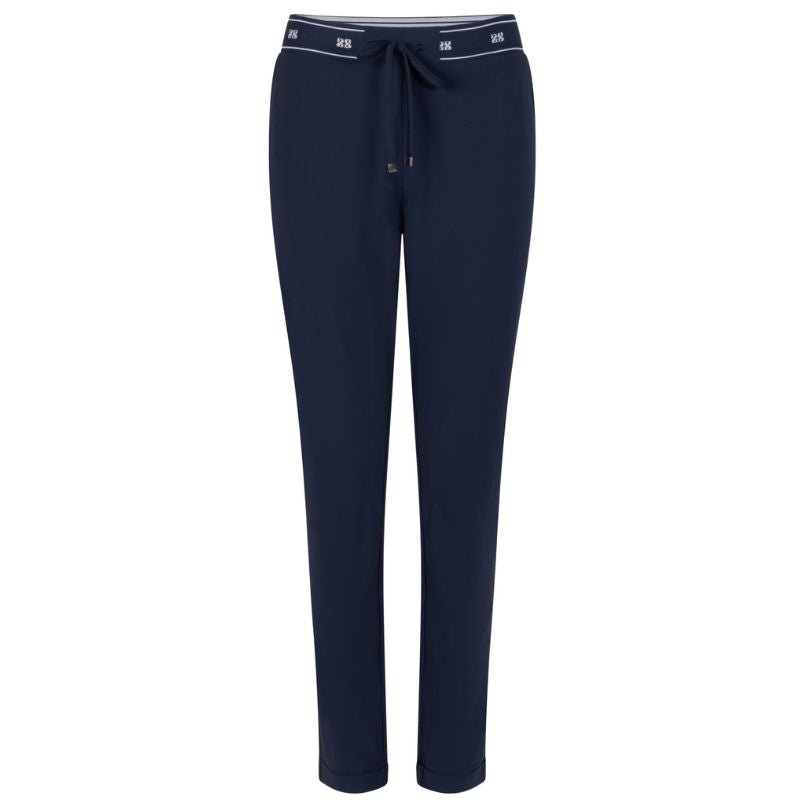 Donkerblauwe broek Carmen - Capuchon Fashion