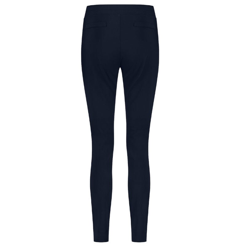 Donkerblauwe broek Downstairs bonded - Capuchon Fashion