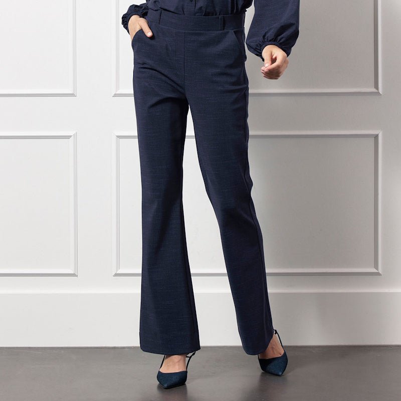 Donkerblauwe broek Flair bnd denim - Capuchon Fashion