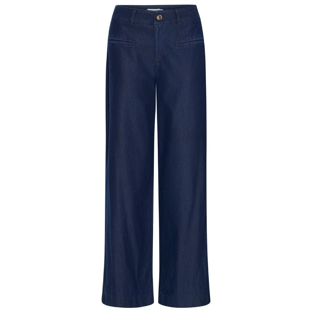 Donkerblauwe broek Kate Denim - Capuchon Fashion