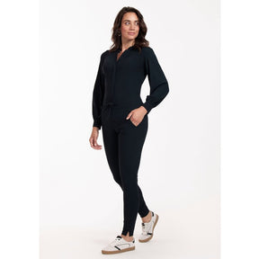 Donkerblauwe broek Stairdown - Capuchon Fashion