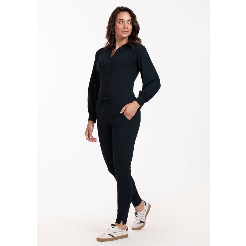 Donkerblauwe broek Stairdown - Capuchon Fashion