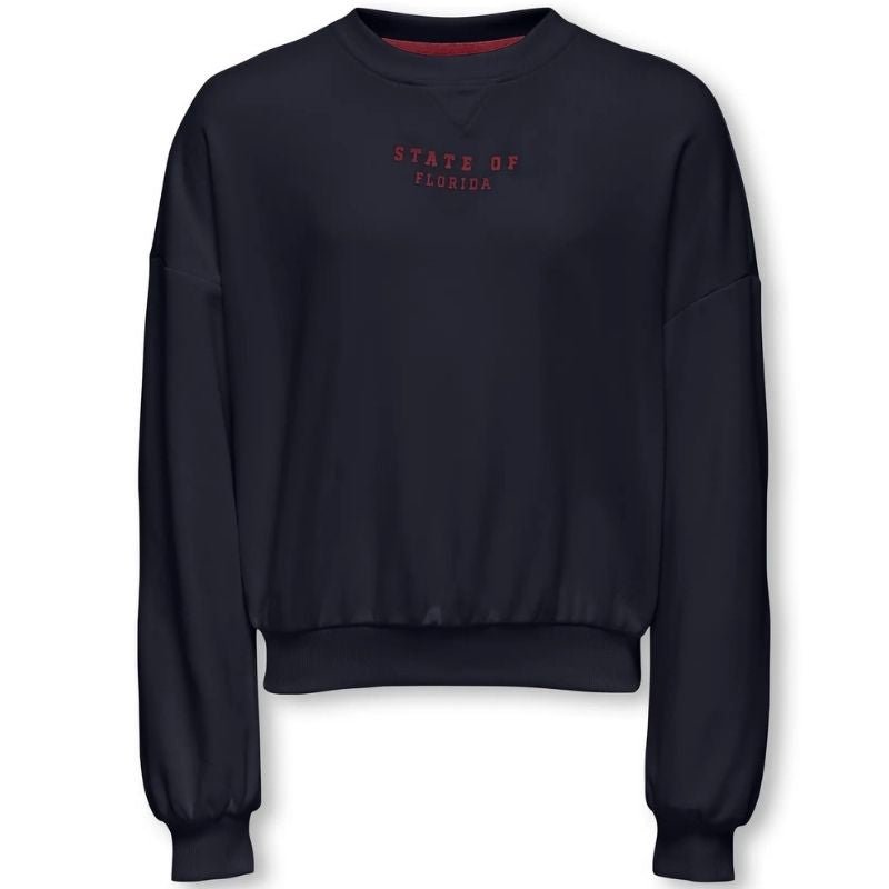 Donkerblauwe cropped sweater Sally - Capuchon Fashion