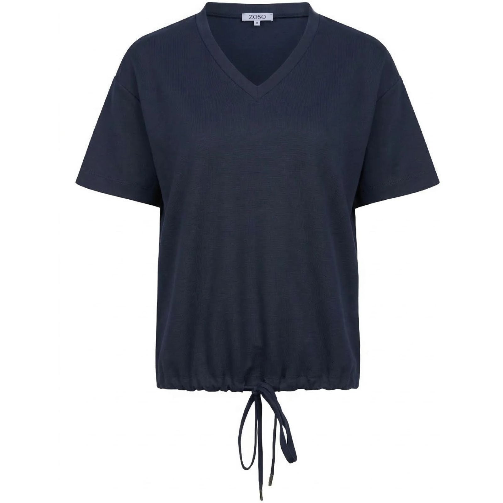 Donkerblauwe effen sweater Dylan - Capuchon Fashion