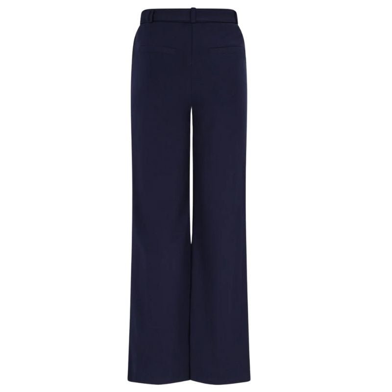 Donkerblauwe interlock broek Salet - Capuchon Fashion