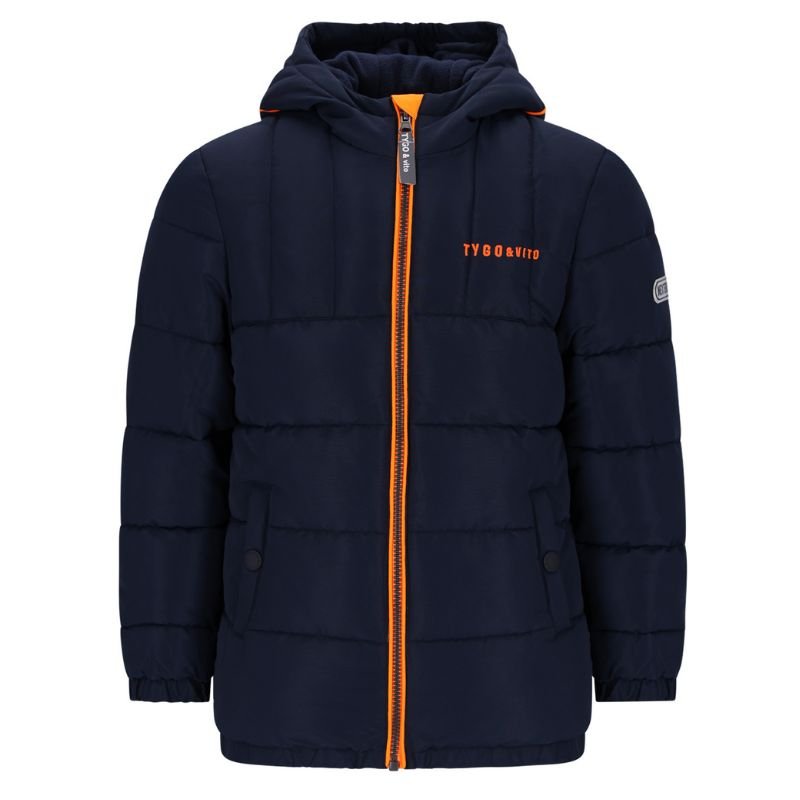 Donkerblauwe jacket Jix - Capuchon Fashion
