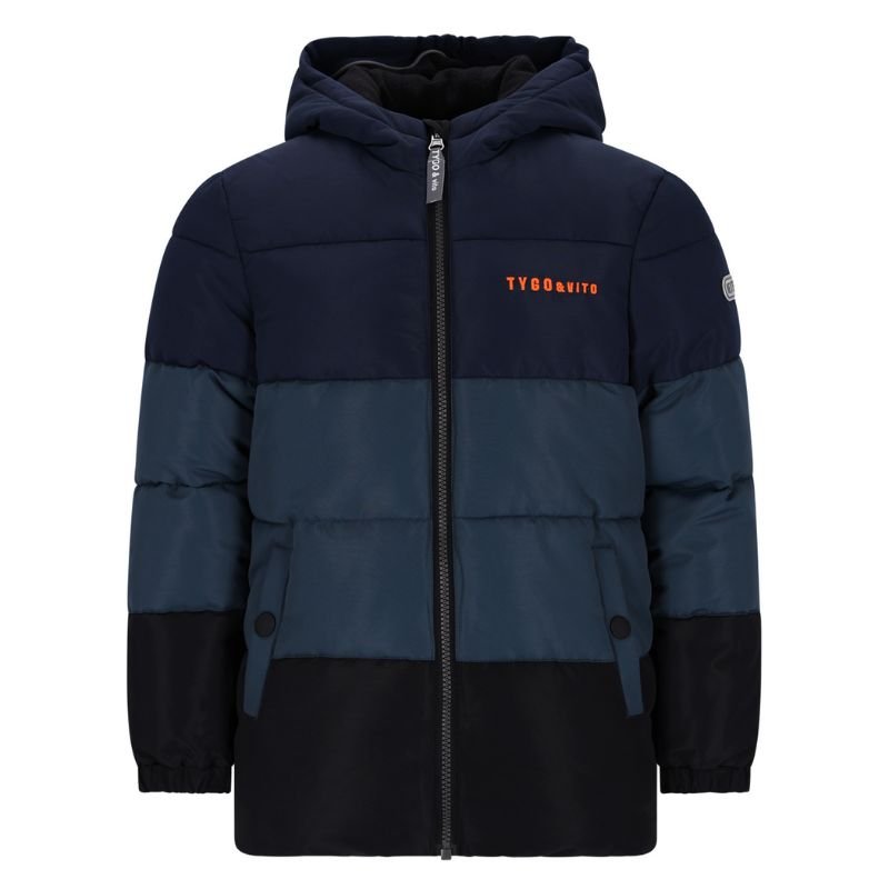 Donkerblauwe jacket Joppe - Capuchon Fashion