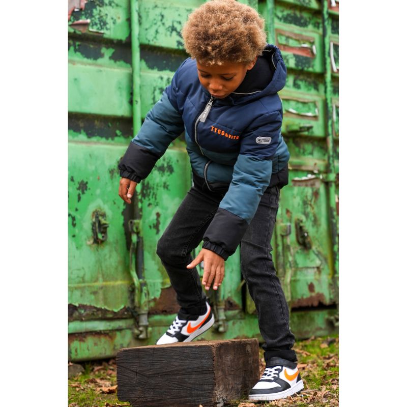 Donkerblauwe jacket Joppe - Capuchon Fashion