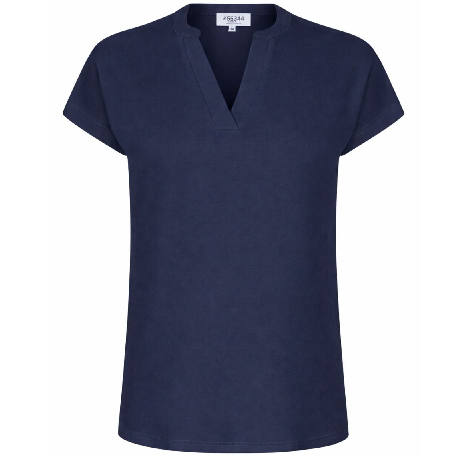 Donkerblauwe luxury top Bianca - Capuchon Fashion