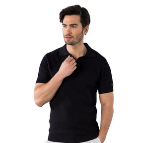 Donkerblauwe polo Jax - Capuchon Fashion