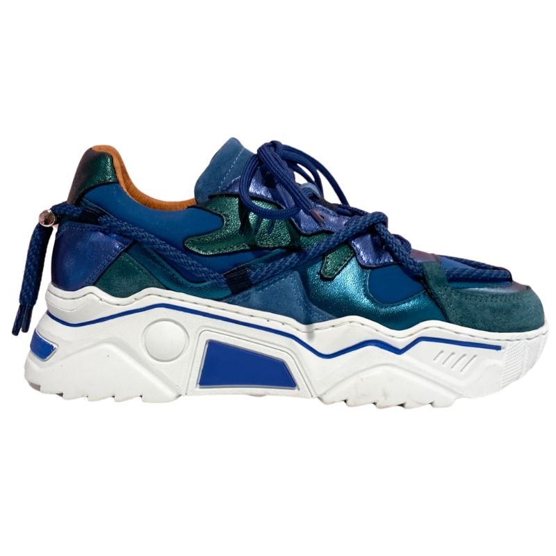 Donkerblauwe sneaker Jupiter - Capuchon Fashion