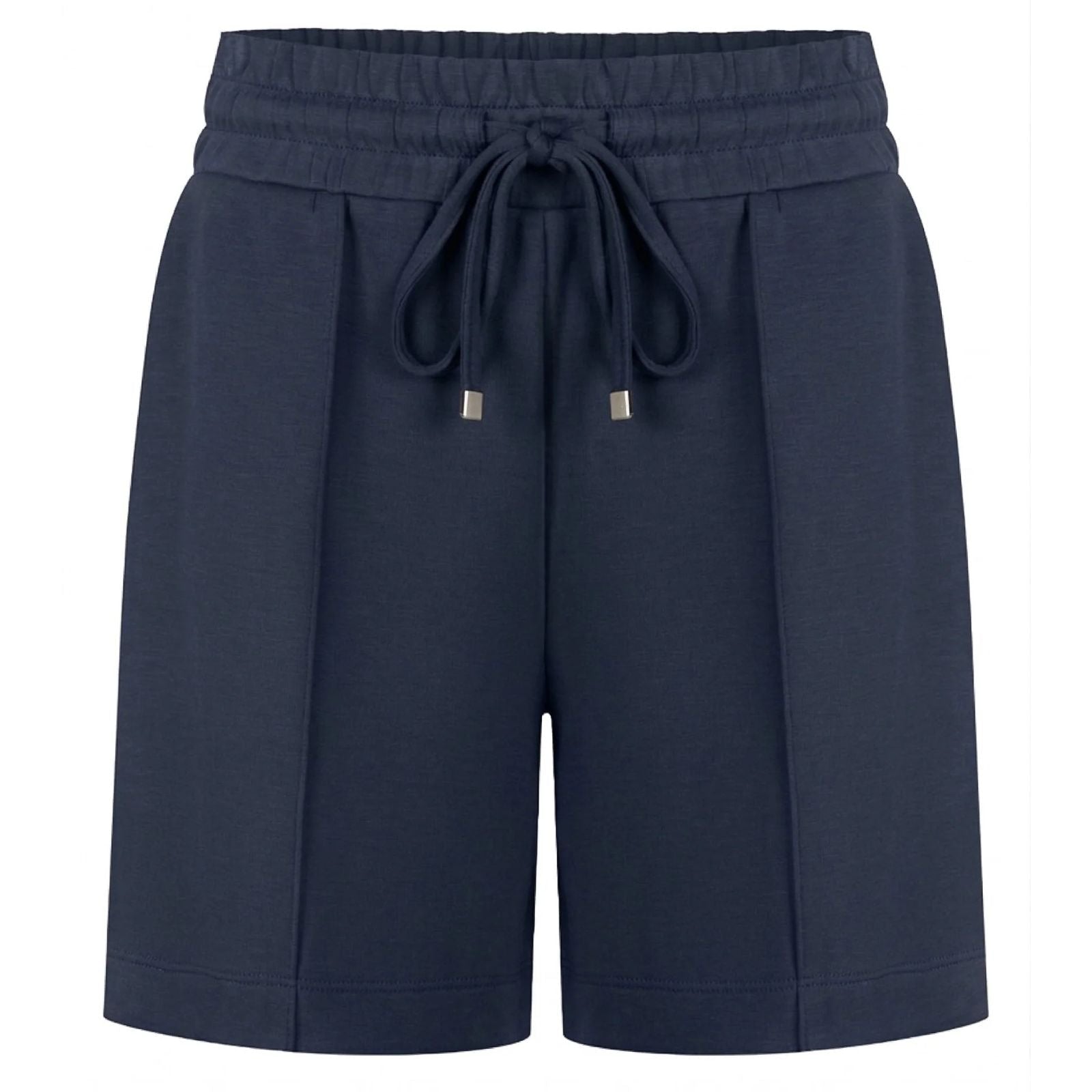 Donkerblauwe sporty short Saskia - Capuchon Fashion