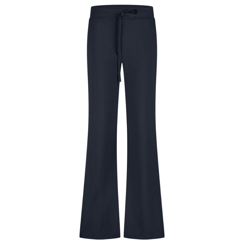 Donkerblauwe travel broek Abigail - Capuchon Fashion