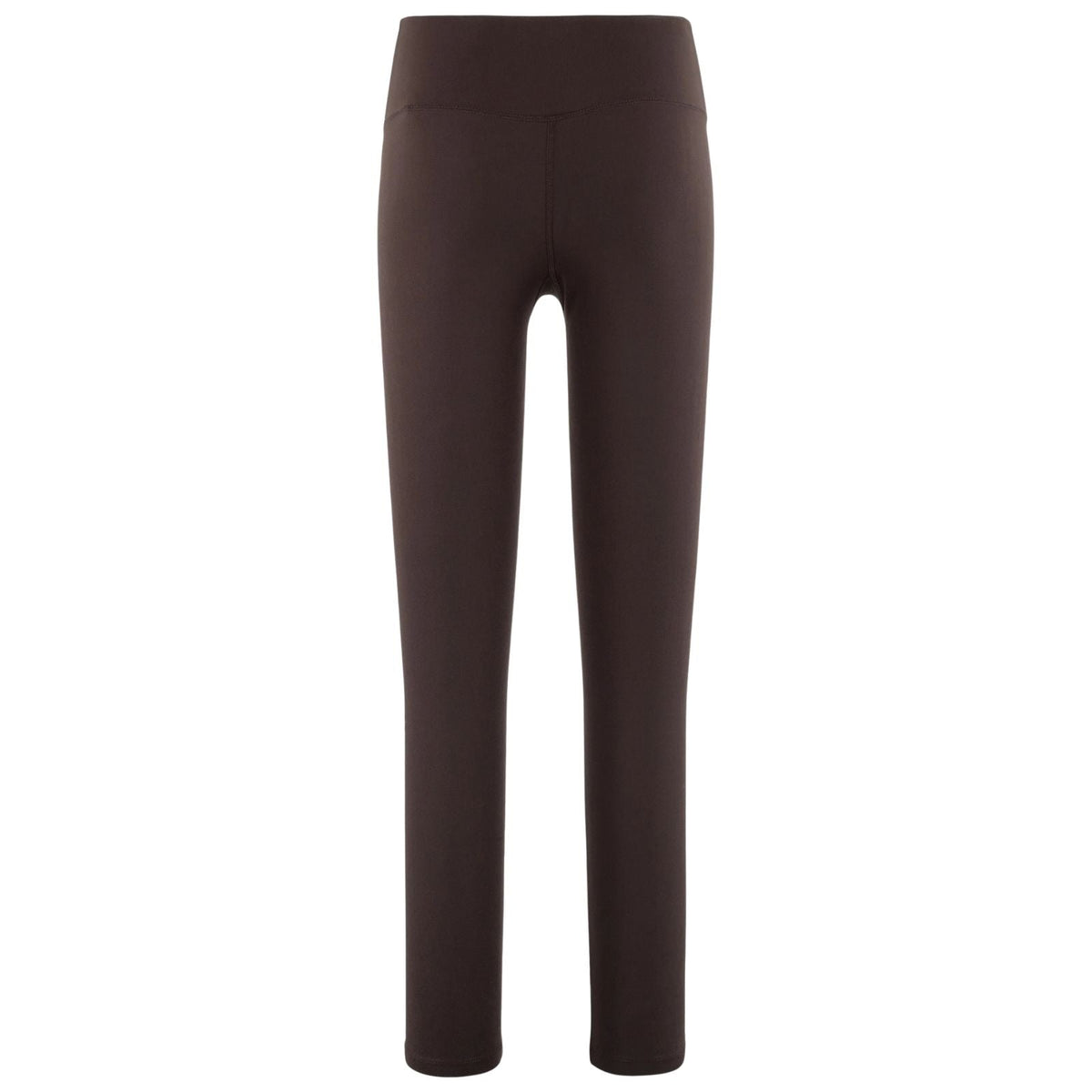 Donkerbruine effen legging Fuzz - Capuchon Fashion