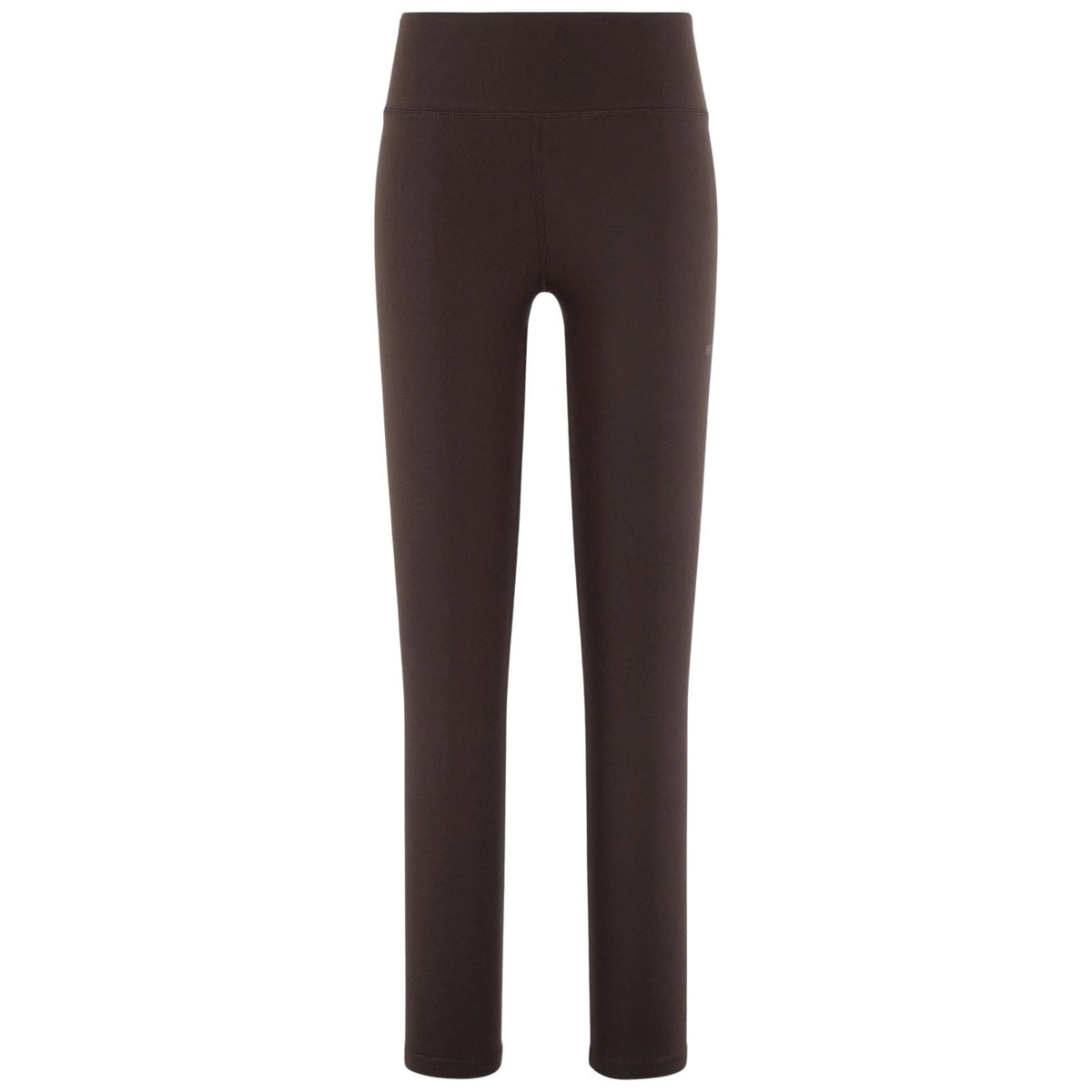Donkerbruine effen legging Fuzz - Capuchon Fashion