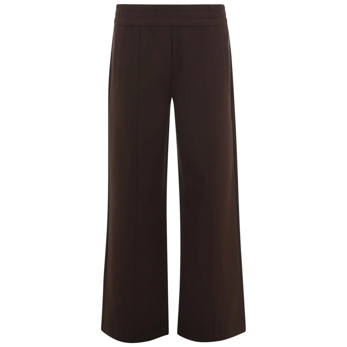 Donkerbruine straight fit broek Reno Jog - Capuchon Fashion