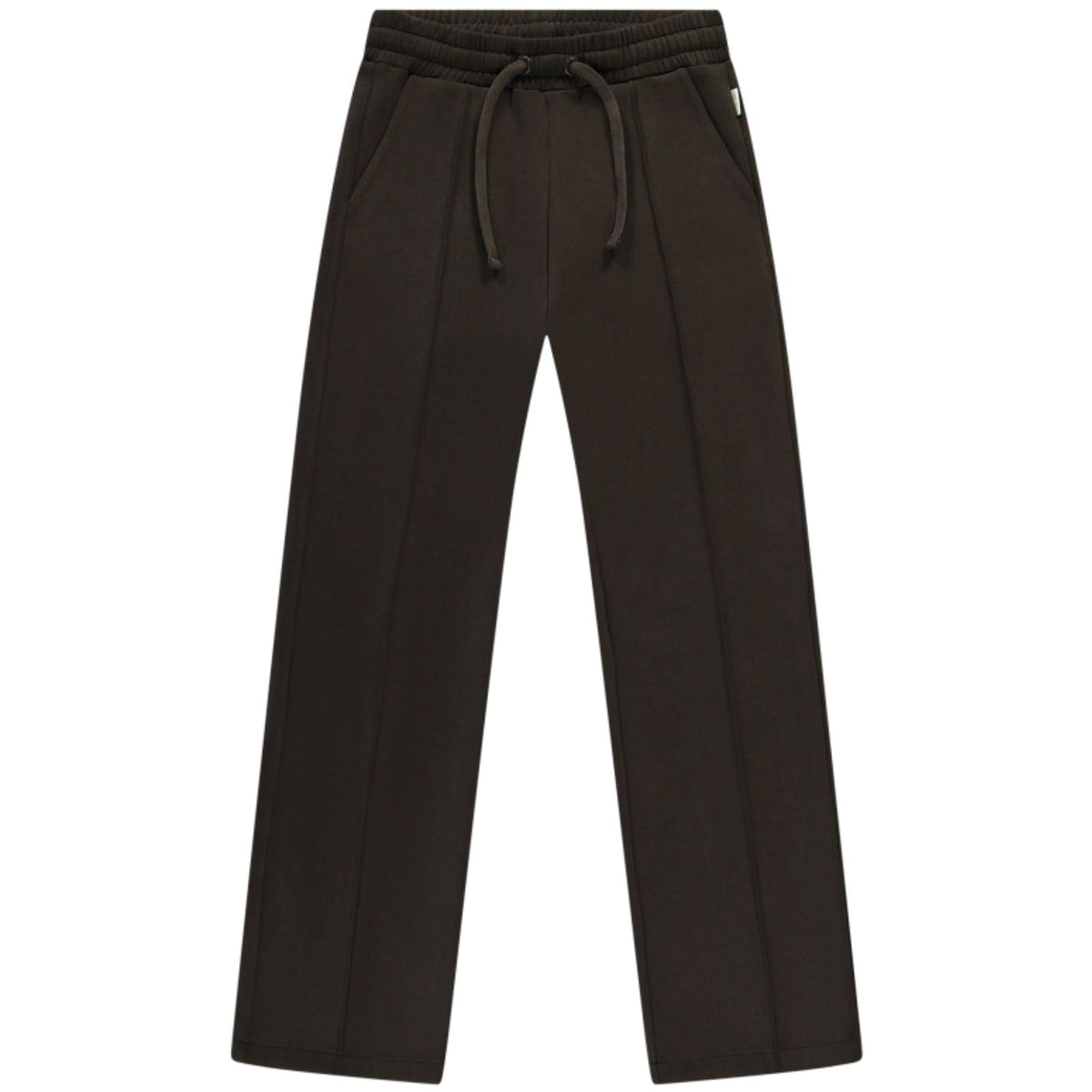 Donkerbruine straight sweatpant Hannah - Capuchon Fashion