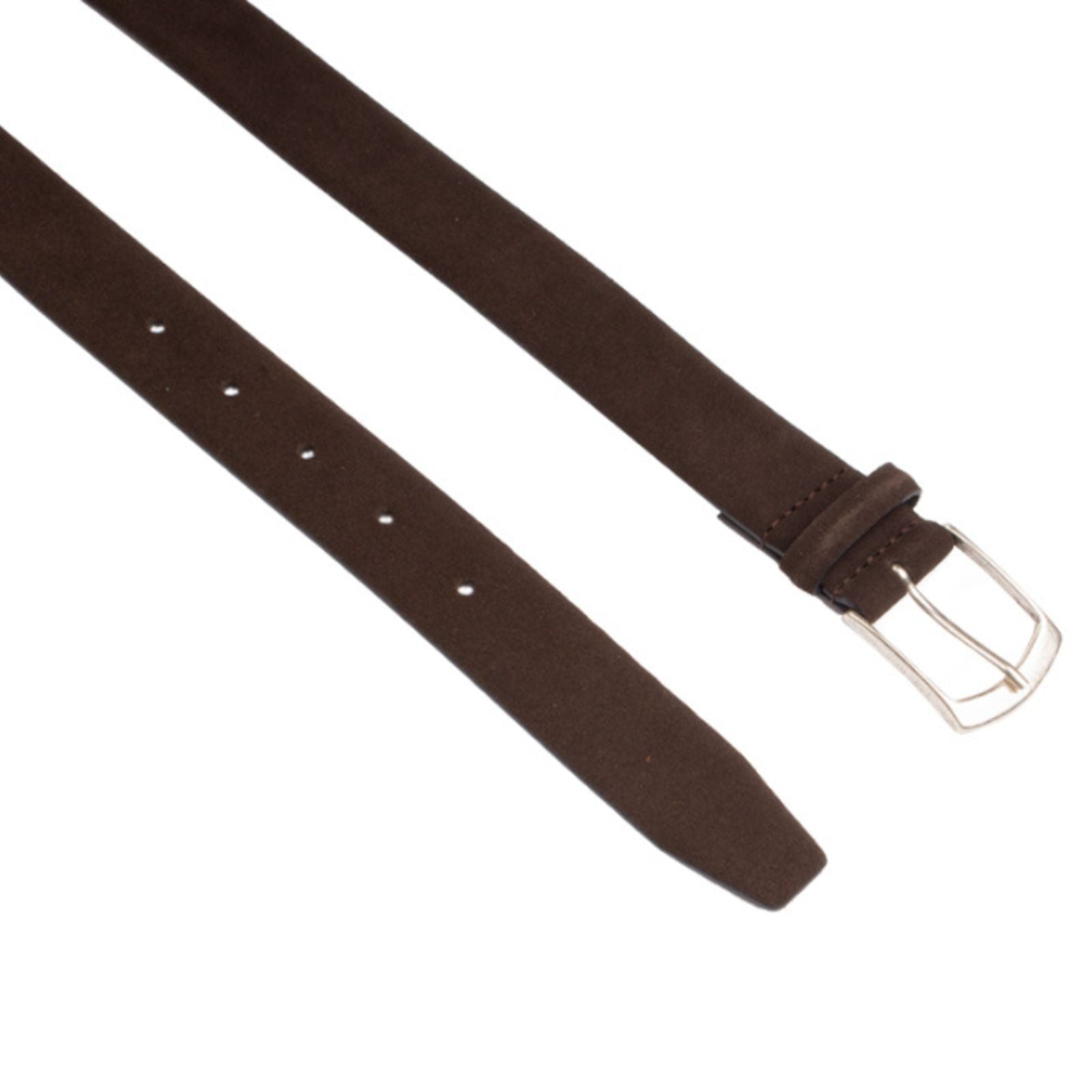 Donkerbruine suéde riem PS30-25 - Capuchon Fashion
