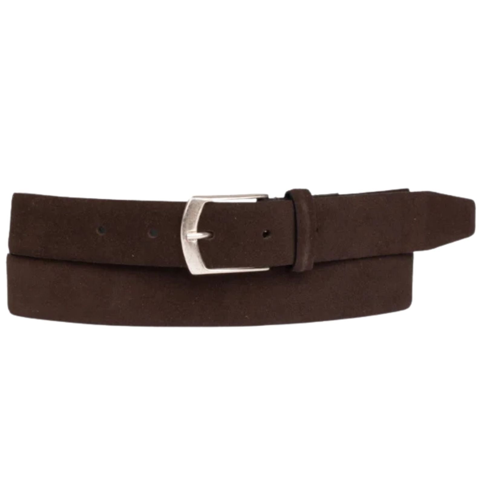 Donkerbruine suéde riem PS30-25 - Capuchon Fashion
