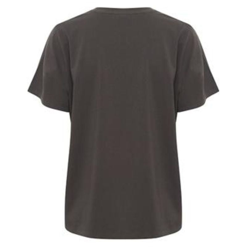 Donkergrijs t-shirt Kaliva - Capuchon Fashion