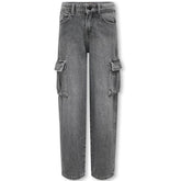 Donkergrijze cargo broek Harmony - Capuchon Fashion