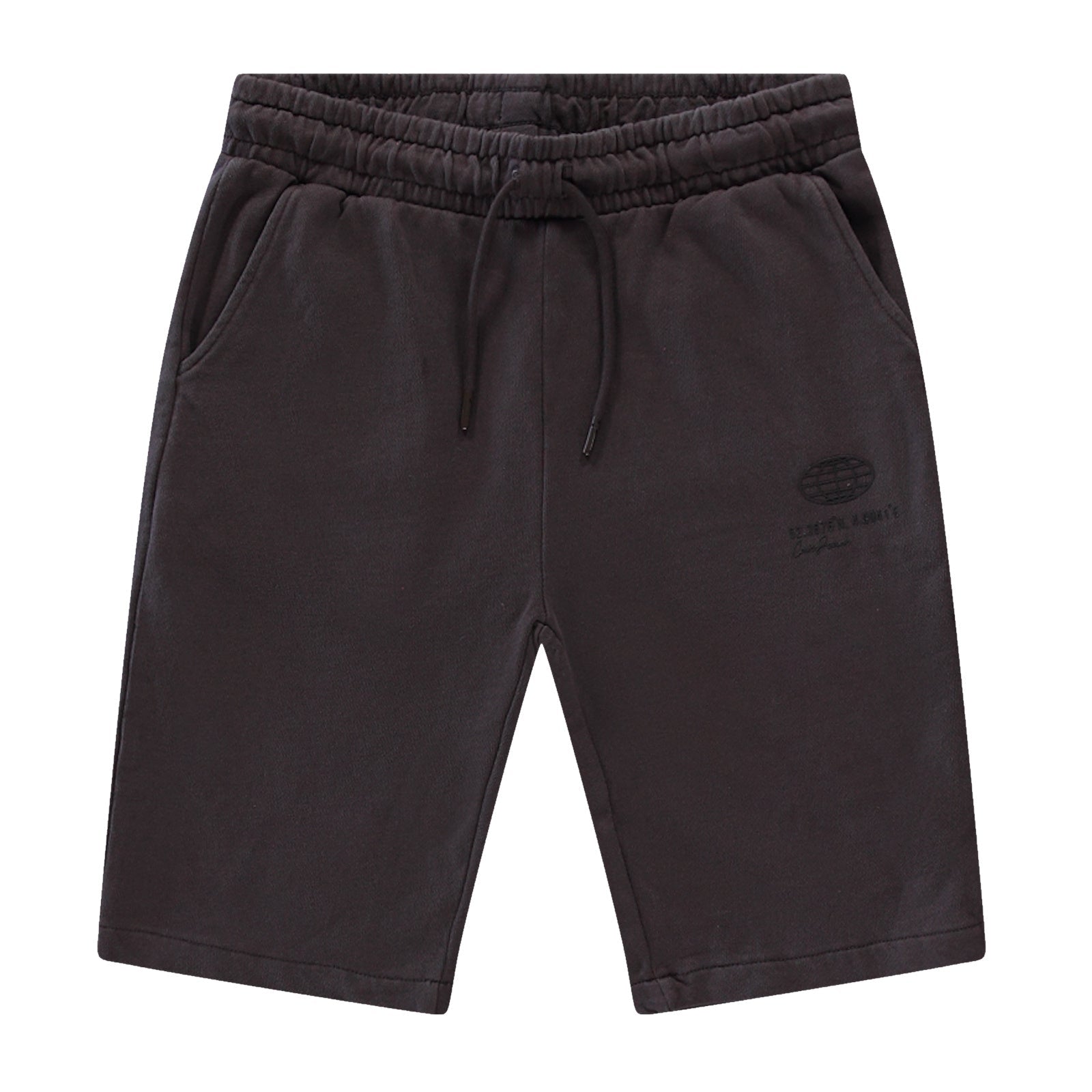 Donkergrijze jogging short Arby - Capuchon Fashion