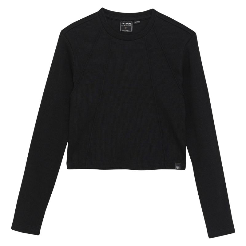 Donkergrijze sportieve longsleeve Sport - Capuchon Fashion