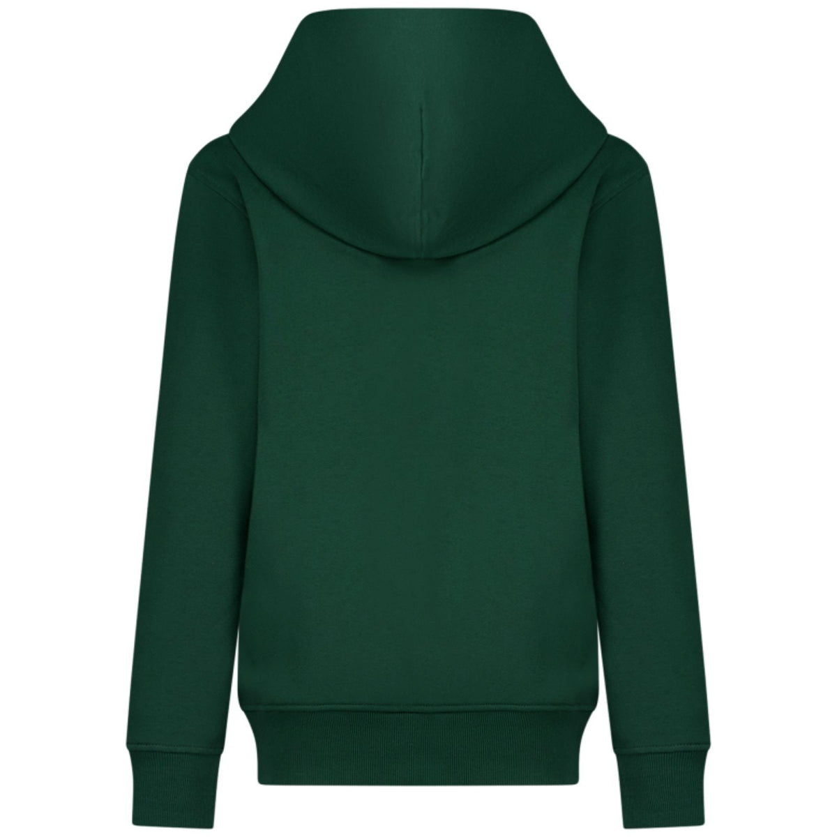 Donkergroen effen capuchon vest Yutto - Capuchon Fashion