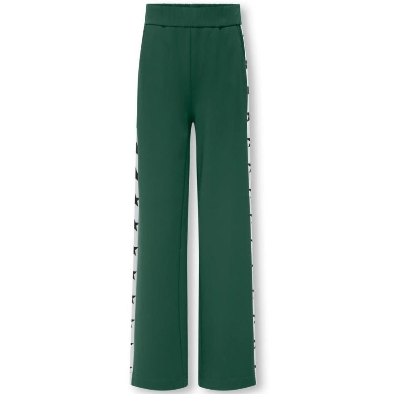 Donkergroen geprinte broek Poptrash - Capuchon Fashion