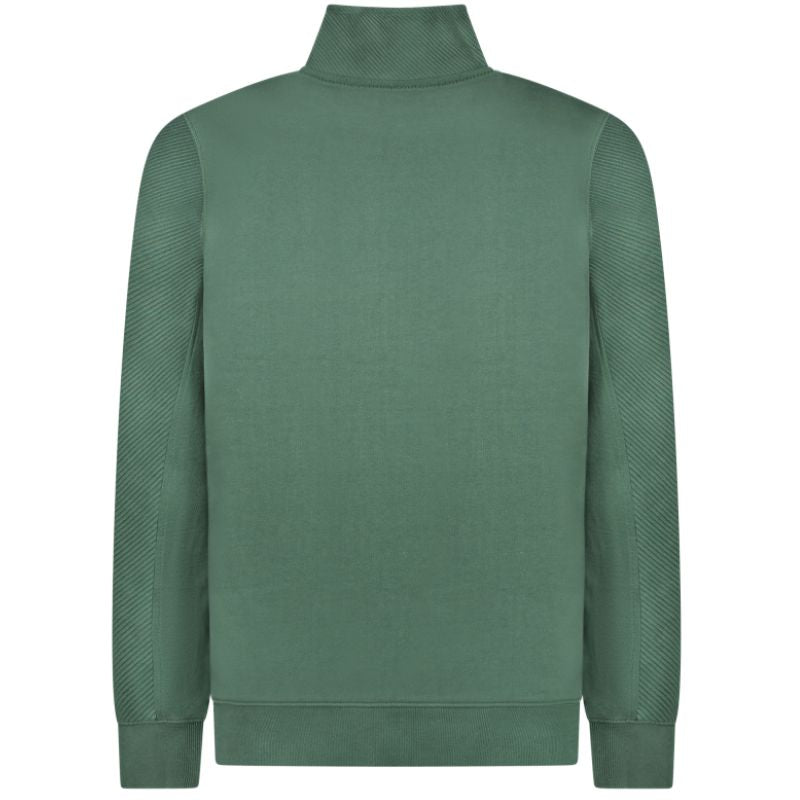 Donkergroen zipper vest Taylen - Capuchon Fashion