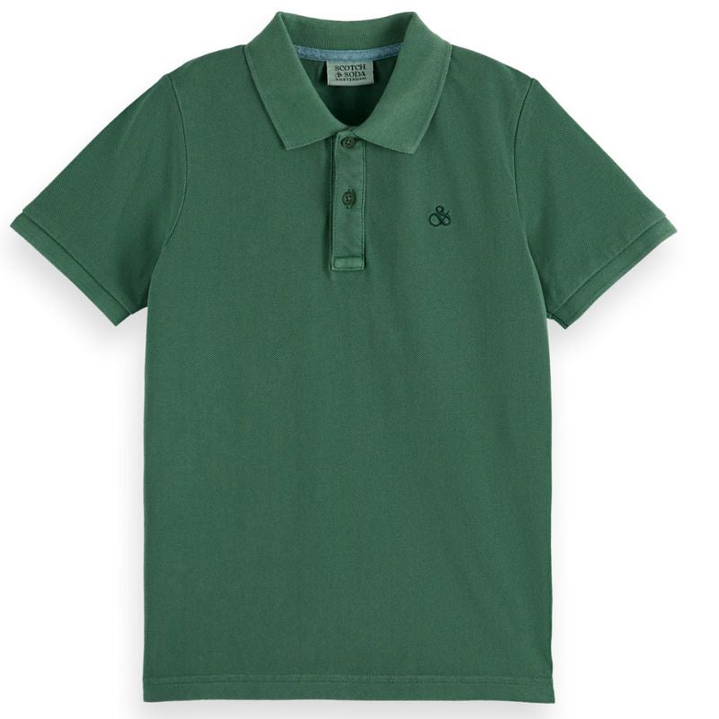 Donkergroene pique polo - Capuchon Fashion