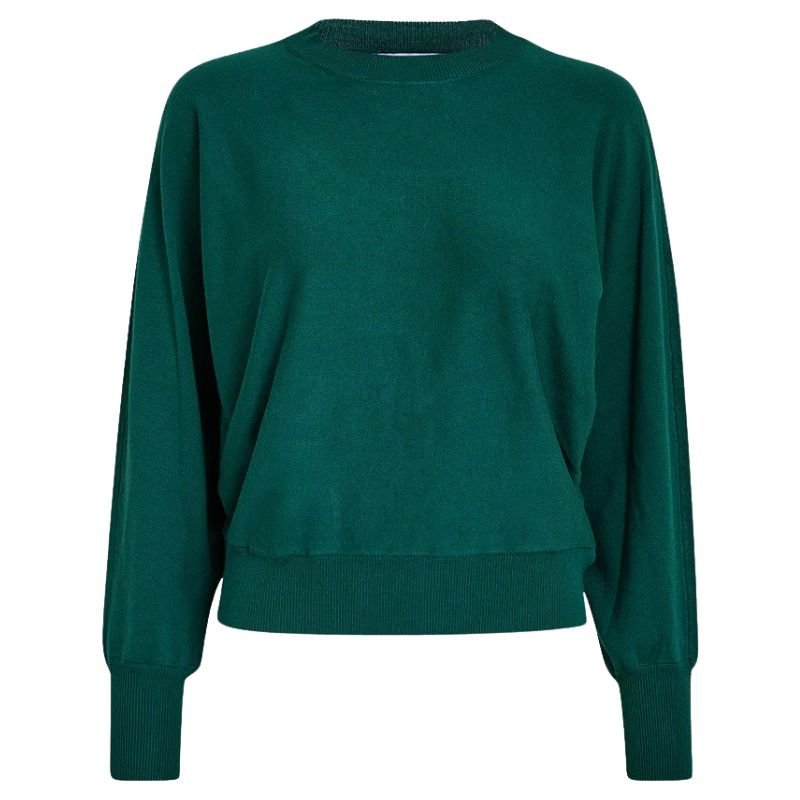 Donkergroene pullover Dana - Capuchon Fashion