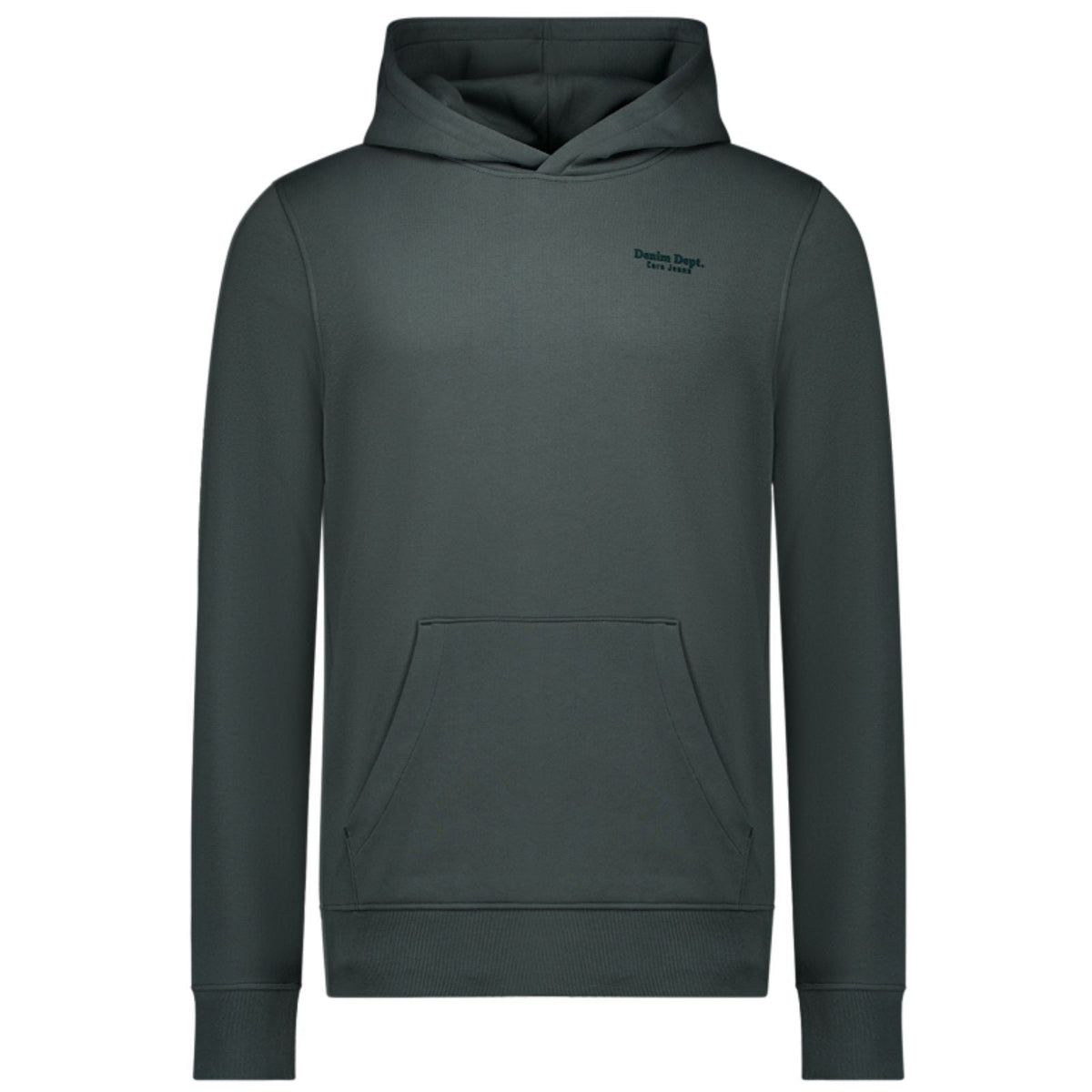 Donkergroene sweat capuchon hoodie Tylo - Capuchon Fashion