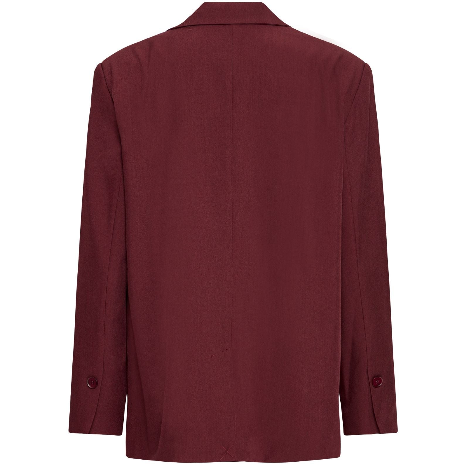 Donkerrode oversized blazer Fava - Capuchon Fashion