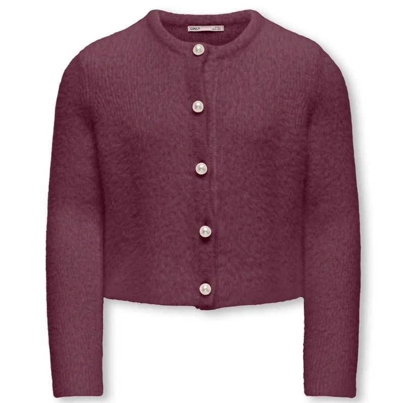 Donkerrood vest Piumo Petra Pearl - Capuchon Fashion