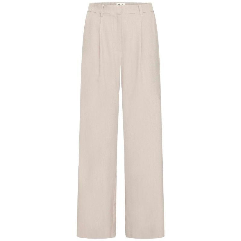 Dove Melange woven wide pantalon Fava - Capuchon Fashion