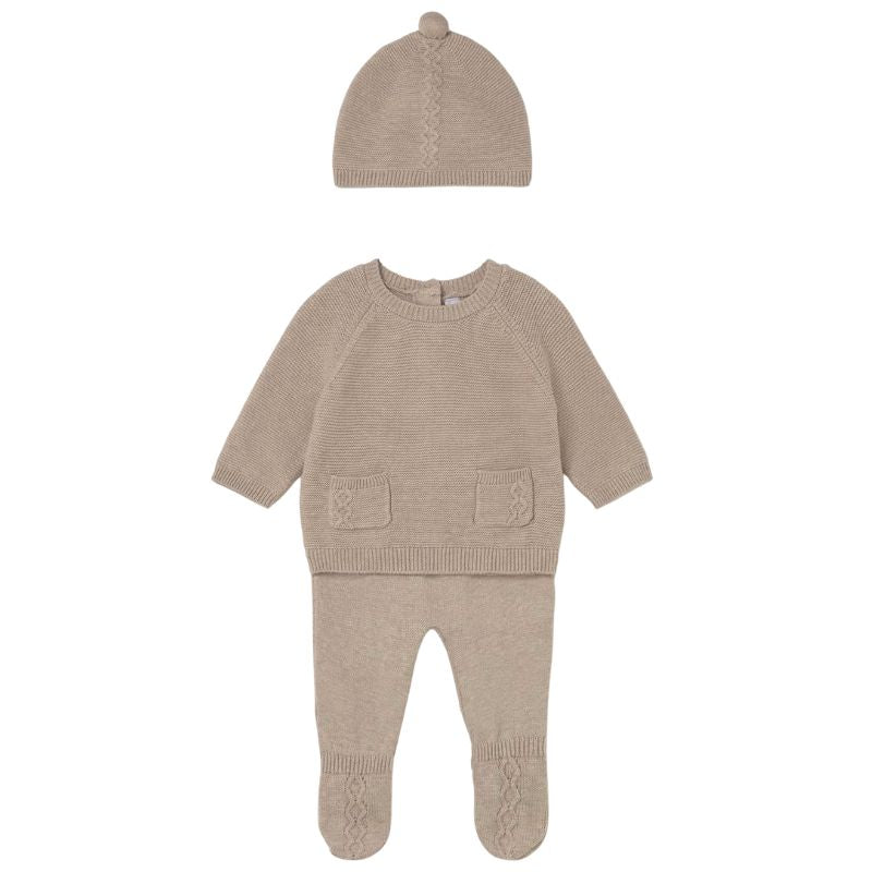 Dune Vig knitted leg warmer & hat set - Capuchon Fashion