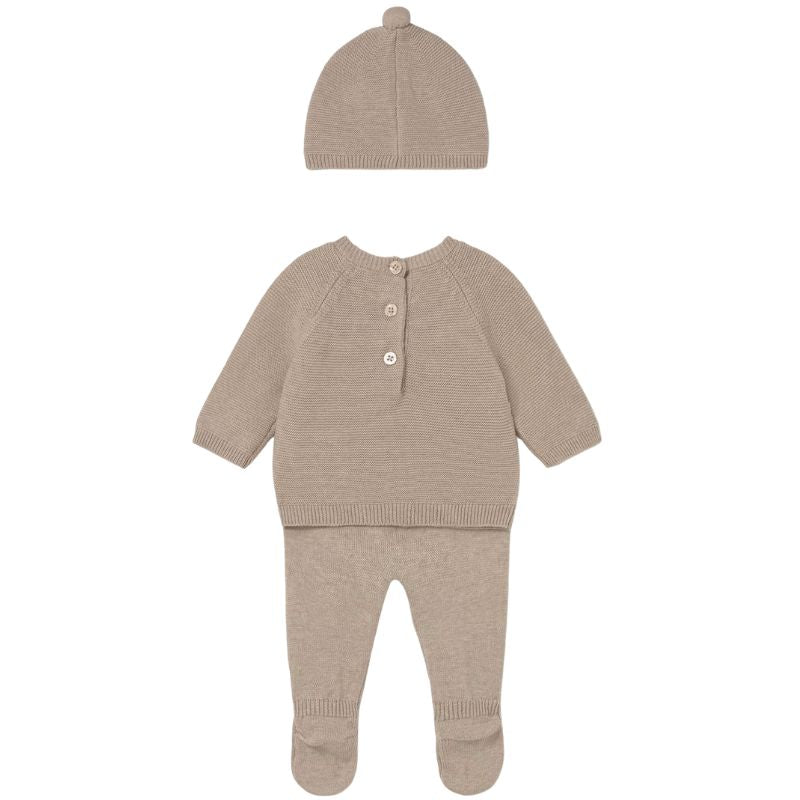 Dune Vig knitted leg warmer & hat set - Capuchon Fashion