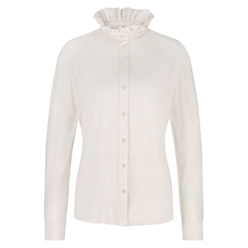Ecru blouse Helena ruffle - Capuchon Fashion
