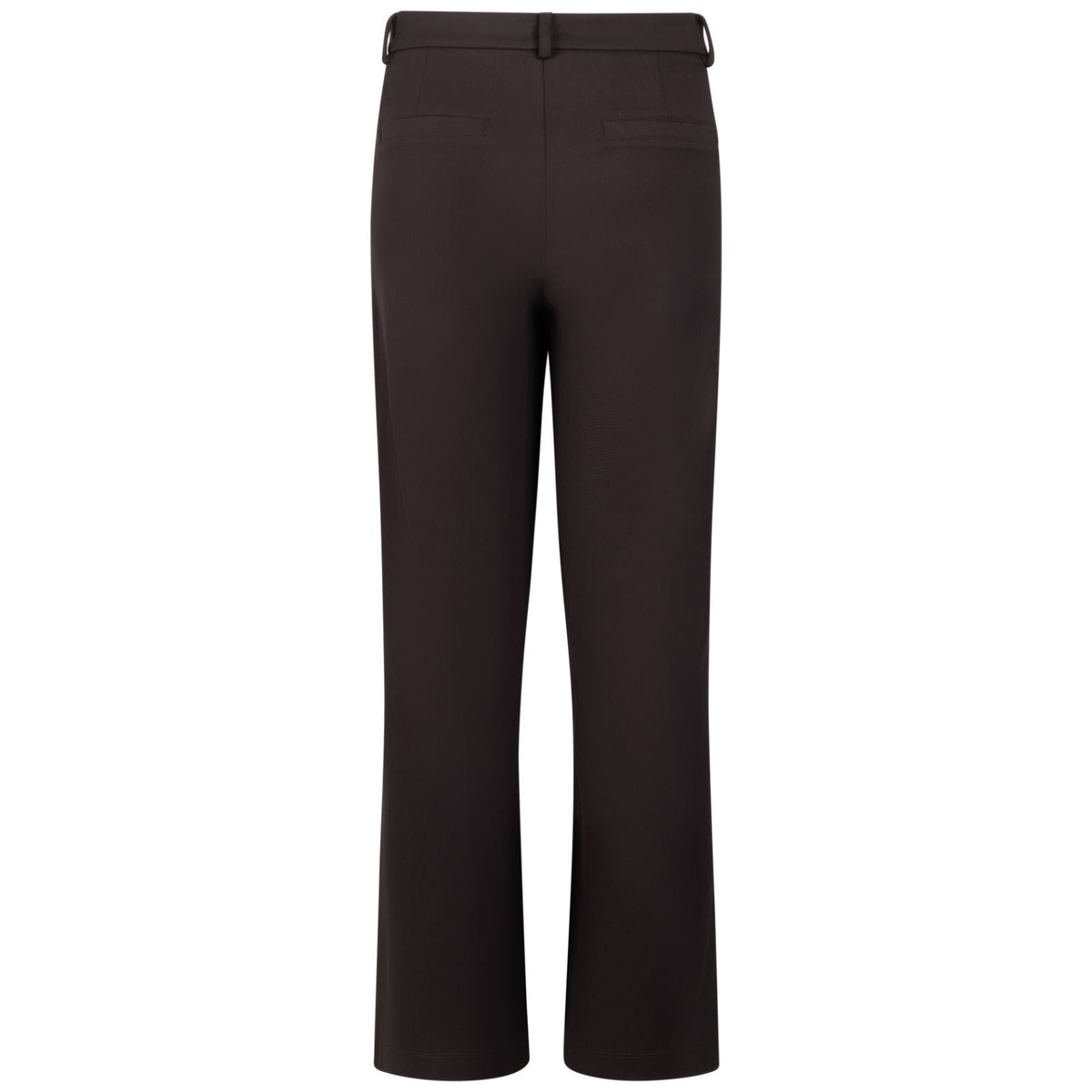 Espresso bonded tech travel broek Xandra - Capuchon Fashion