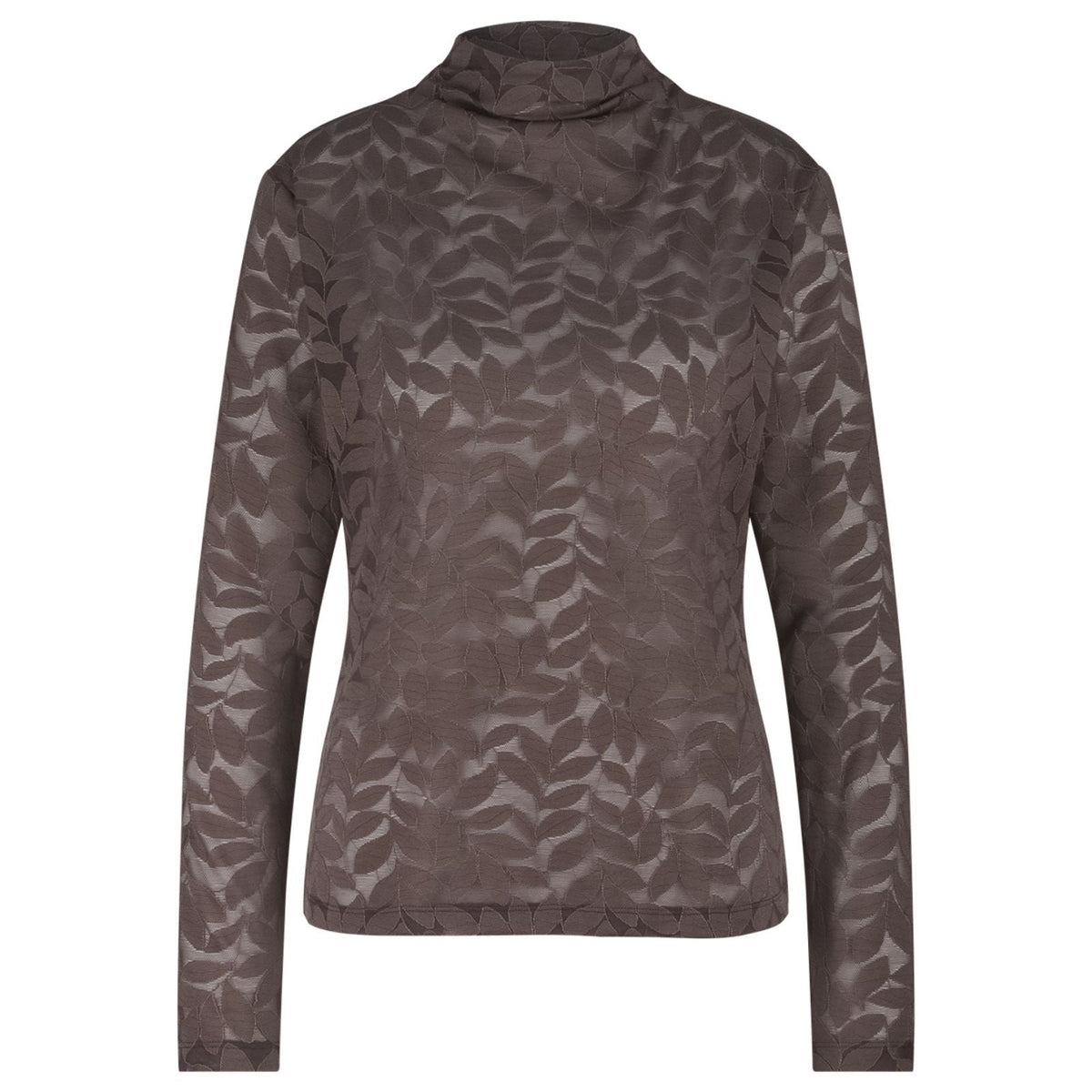 Espresso kanten top Reagan lace - Capuchon Fashion