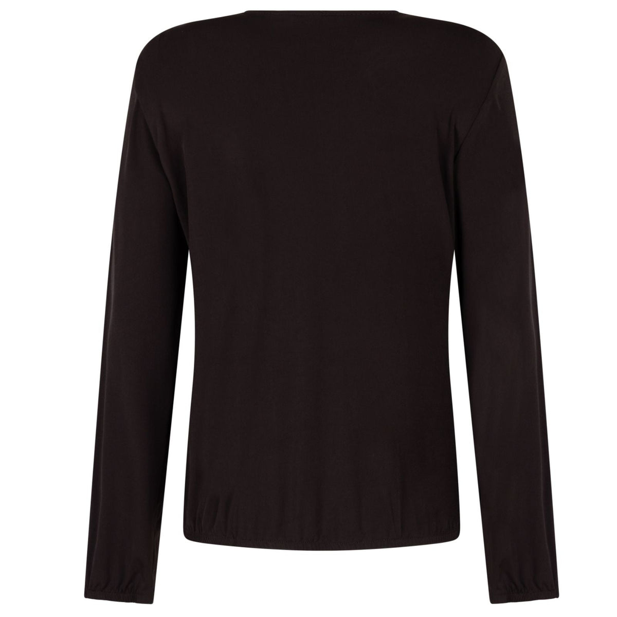 Espresso luxury basic top Josine - Capuchon Fashion