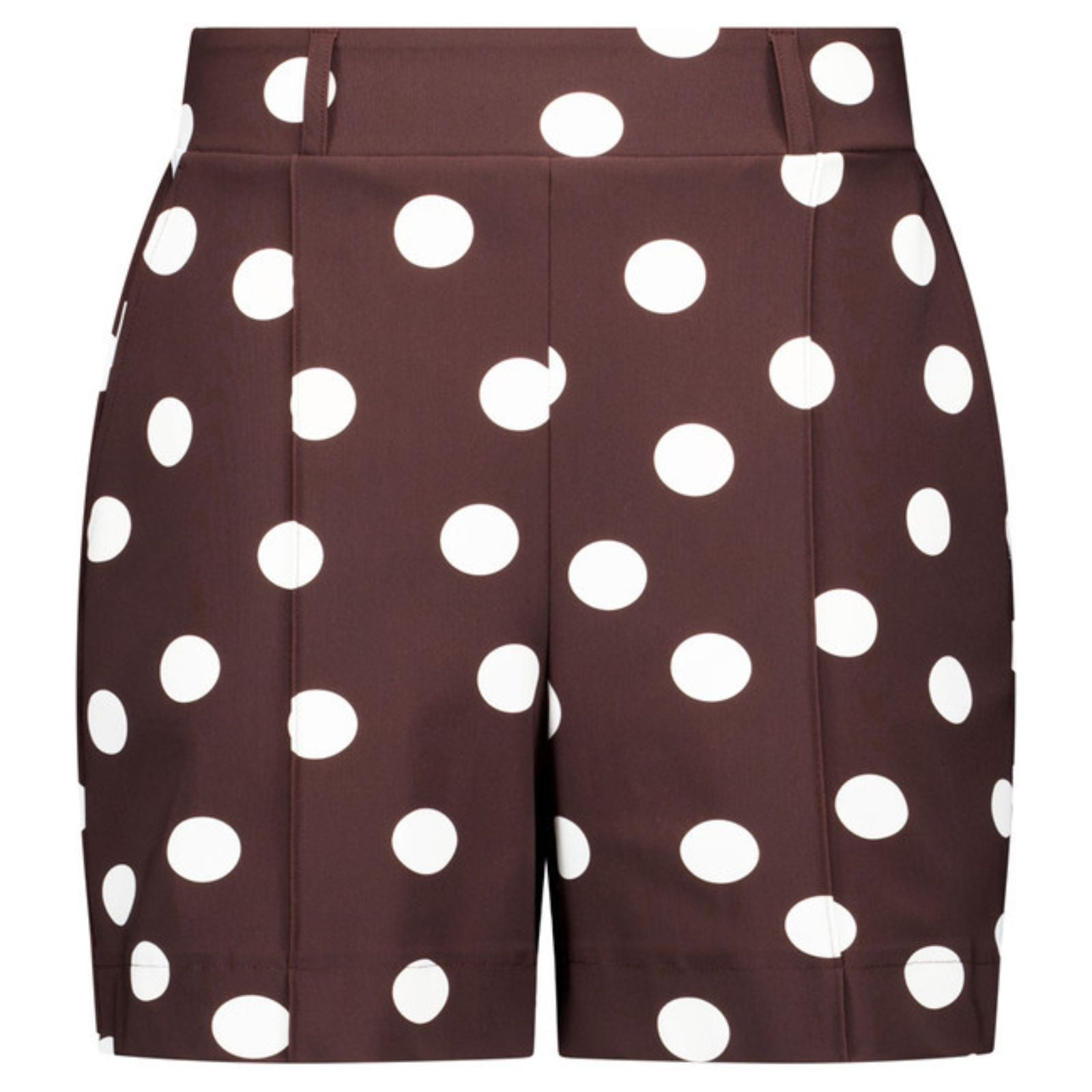 Espresso travel short Lisanne dot - Capuchon Fashion