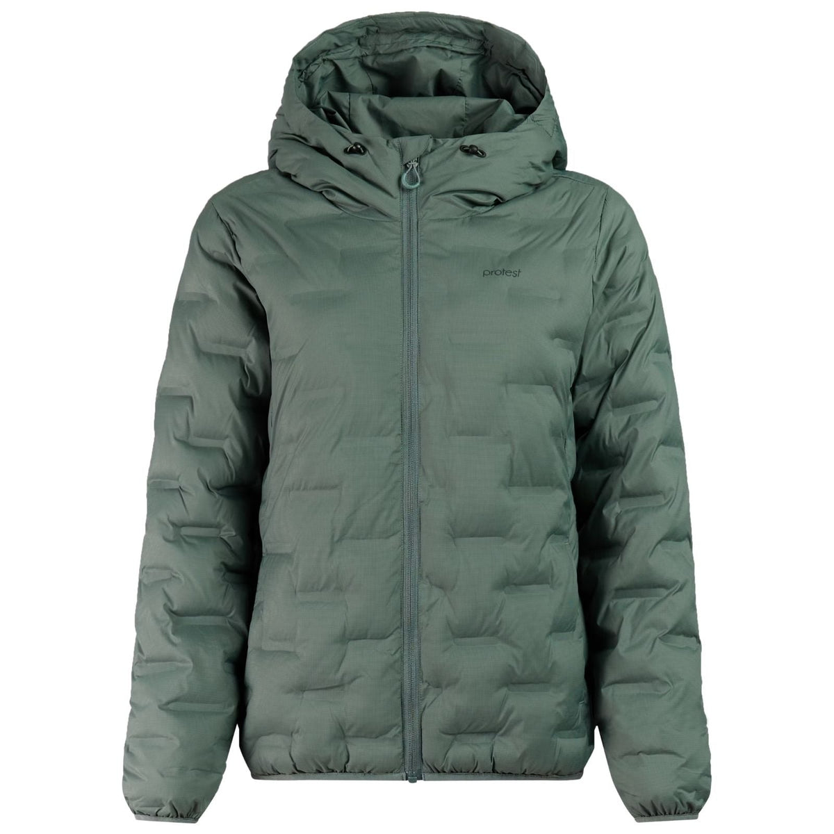 Evergreen outdoor pufferjacket Lupita - Capuchon Fashion