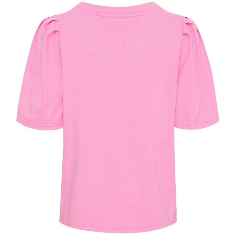 Felroze v-neck ss t-shirt Tinni - Capuchon Fashion