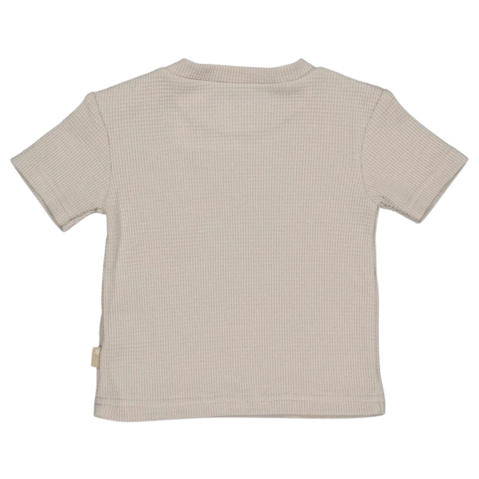 Fog grijs shirt Waffle Pocket 261077 - Capuchon Fashion