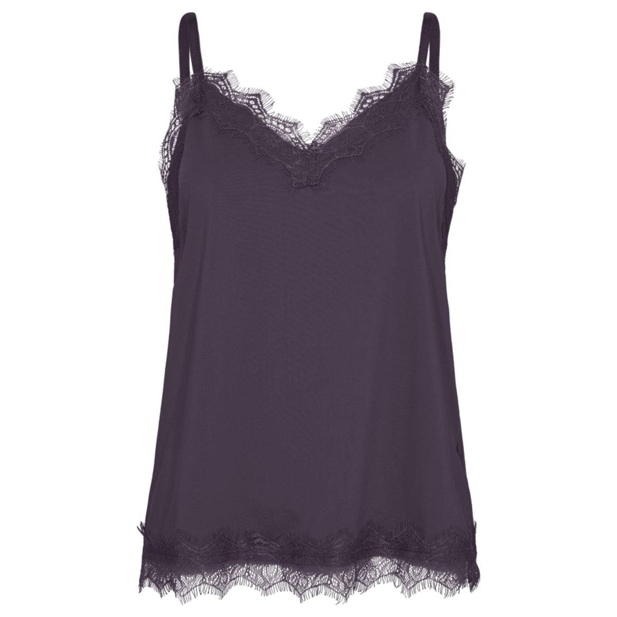 Nightshade kanten straptop Bicco