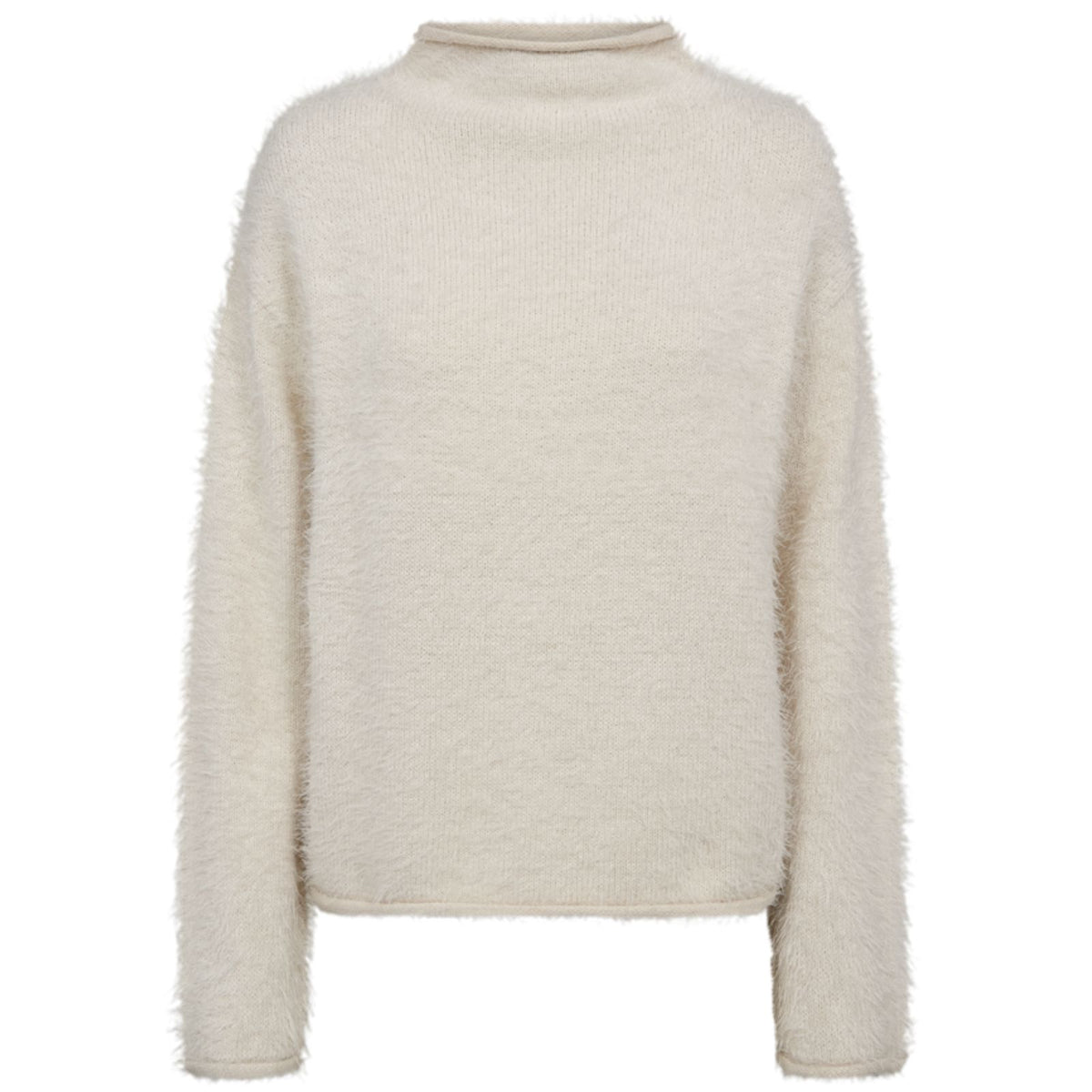 Moonbeam feather knit pullover Cat