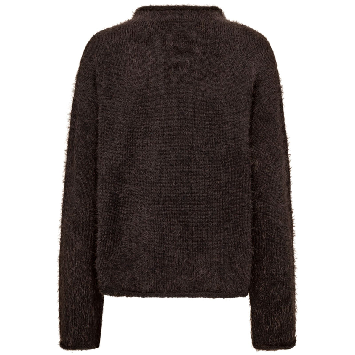 Mole feather knit pullover Cat