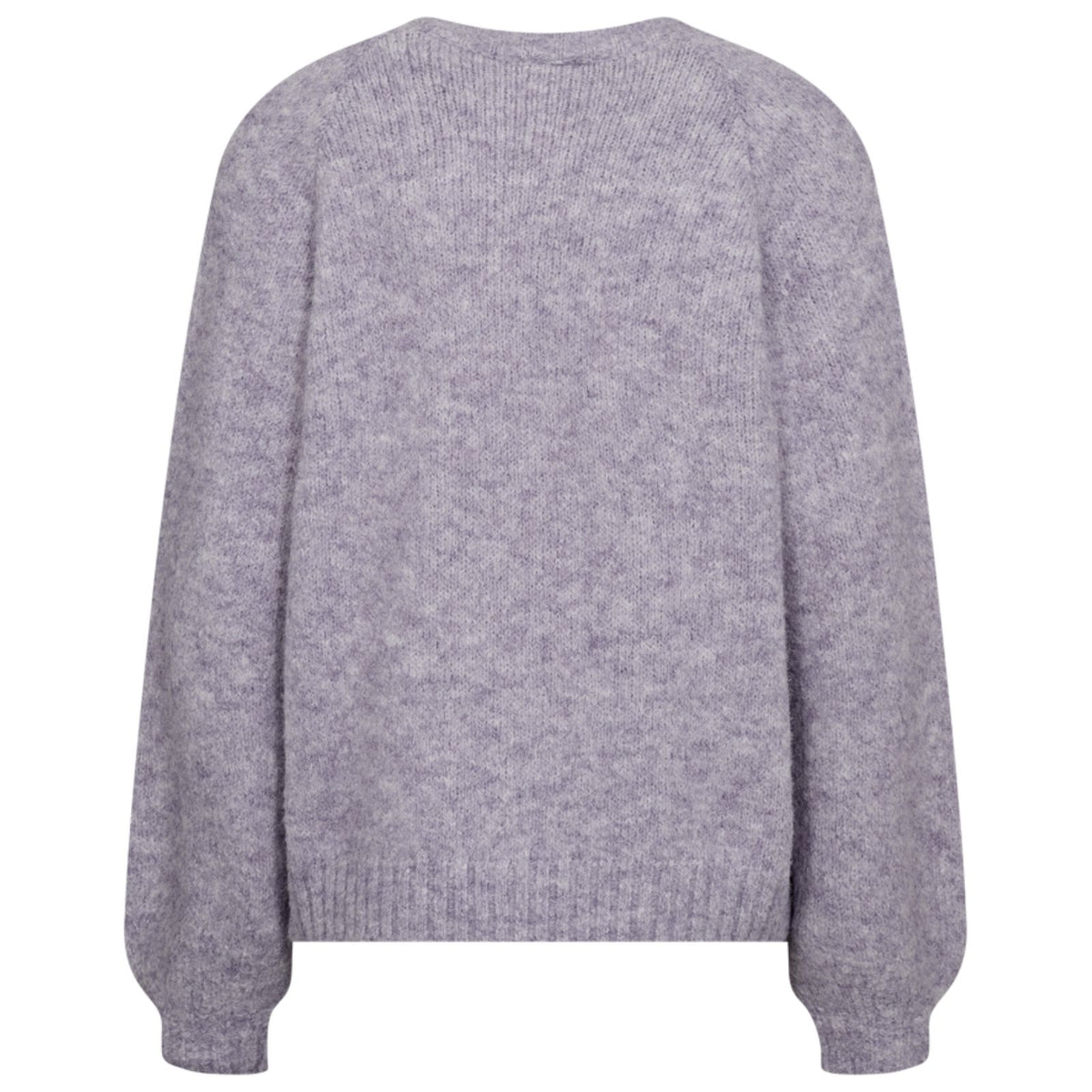 Iris Melange hartjes knopen vest Louisa